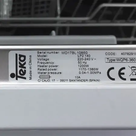 Máy rửa chén Teka LP2 140 6 bộ 3