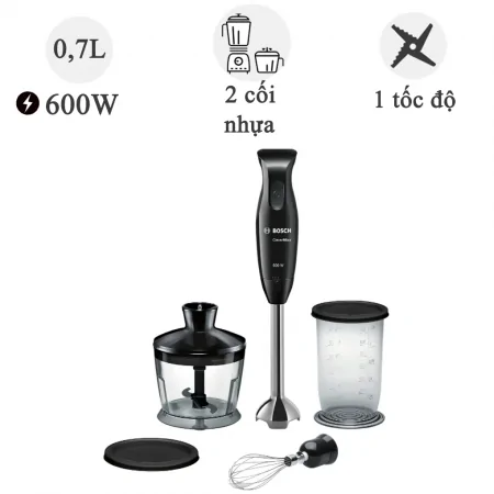 Máy xay cầm tay Bosch MSM2650B 600W
