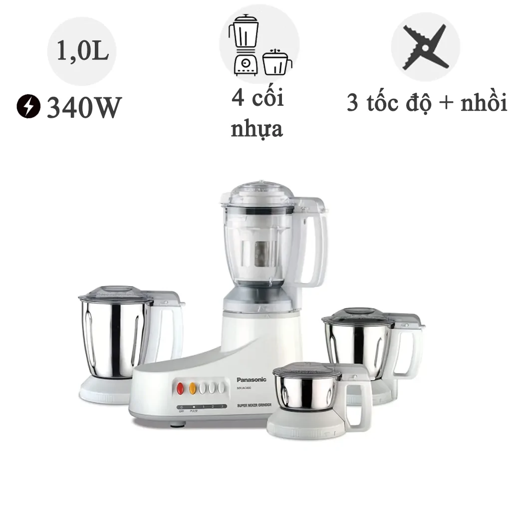 Máy xay đa năng Panasonic MX-AC400WRA