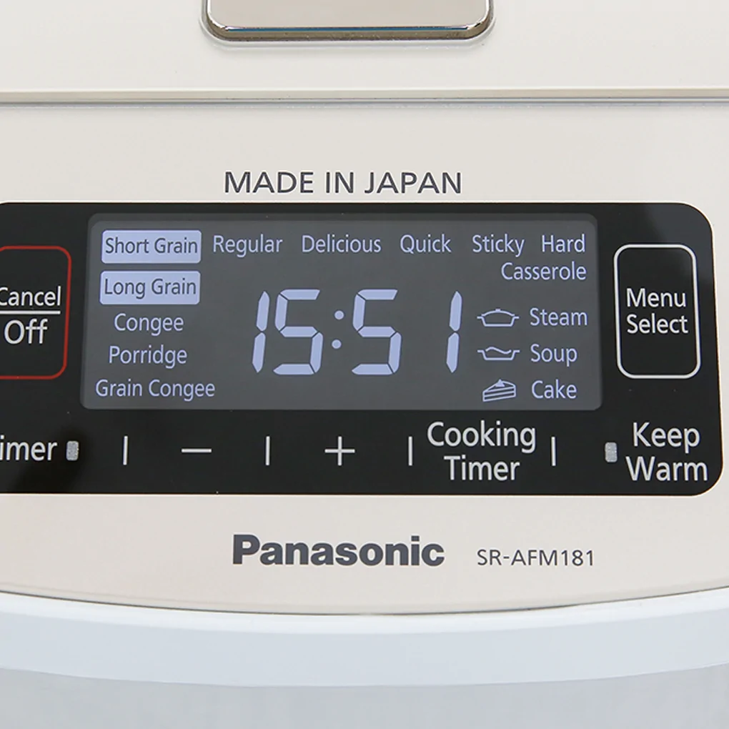 Nồi Cơm Điện Cao Tần Panasonic SR-AFM181WRA 1.8 lít 4