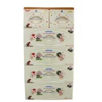 Tủ IBABY 05 Ngăn KN Kem Mới- 6009