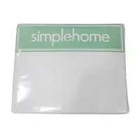 Drap SIMPLEHOME Trắng Trơn 1.8 X 2M
