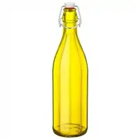 OXFORD Chai Thủy Tinh Nắp Cài Kín Hơi 1L Màu Vàng