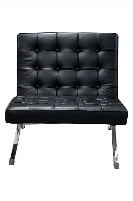 Ghế Thư Giãn + Đôn X035 Đen 2