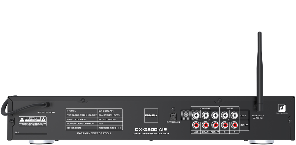 Mixer Paramax DX-2500 AIR 4
