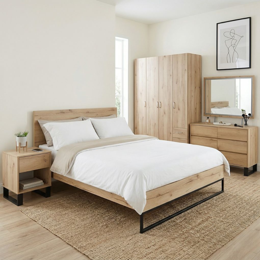 Bộ Ph&ograve;ng Ngủ BOX 1.8M