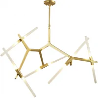 Đèn Treo Trần Thủy Tinh ECODL9 Vàng