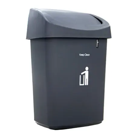 Thùng Rác Nhựa Nắp Lật 25L KEEP CLEAN HH-207P