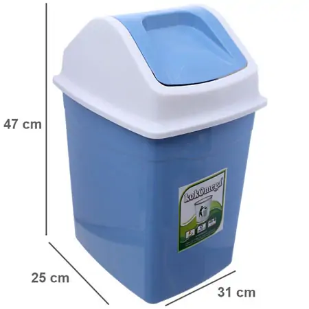 Thùng Rác Nắp Lật KOKOMEGA OMTR02 12L 0