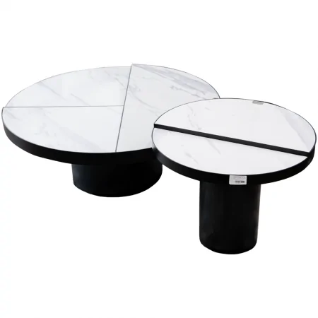 Bộ Bàn Coffee Cẩm Thạch LC-080-1 + LC-080-2 0