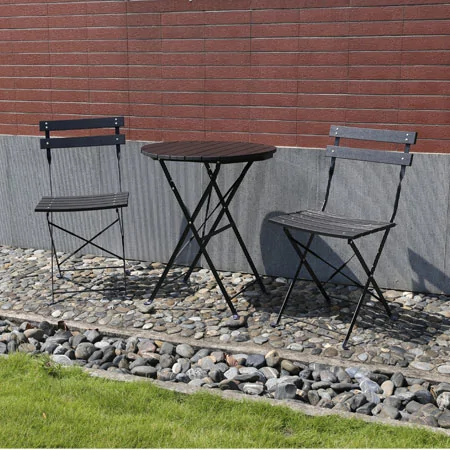 Bộ Bàn Ghế Sắt OUTDDOR ECO090A và ECO088A Đen