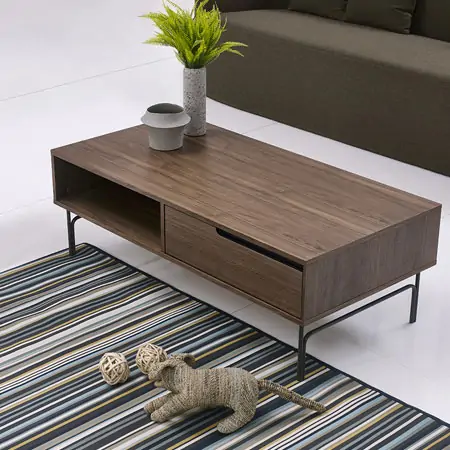 Bàn Coffee TARA CP1708G-V36F/V45C-SS15 1.2M Sồi Đậm 0