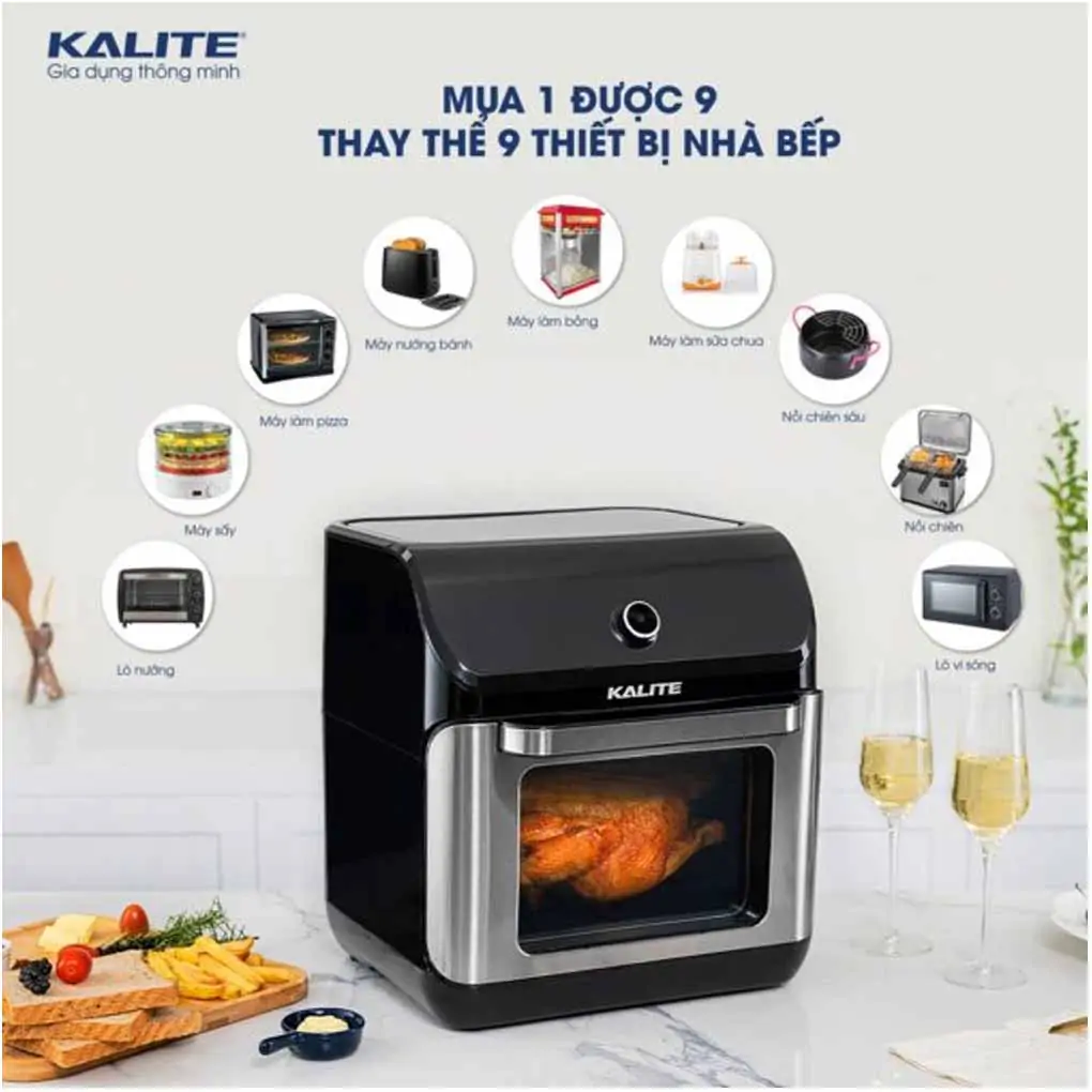 Nồi chiên không dầu Kalite KL-1200 (Sản phẩm trưng bày)