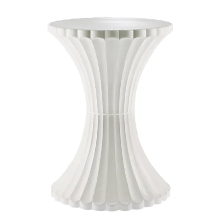 Đôn Nhựa Scallop HH-108 Trắng