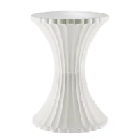 Đôn Nhựa Scallop HH-108 Trắng