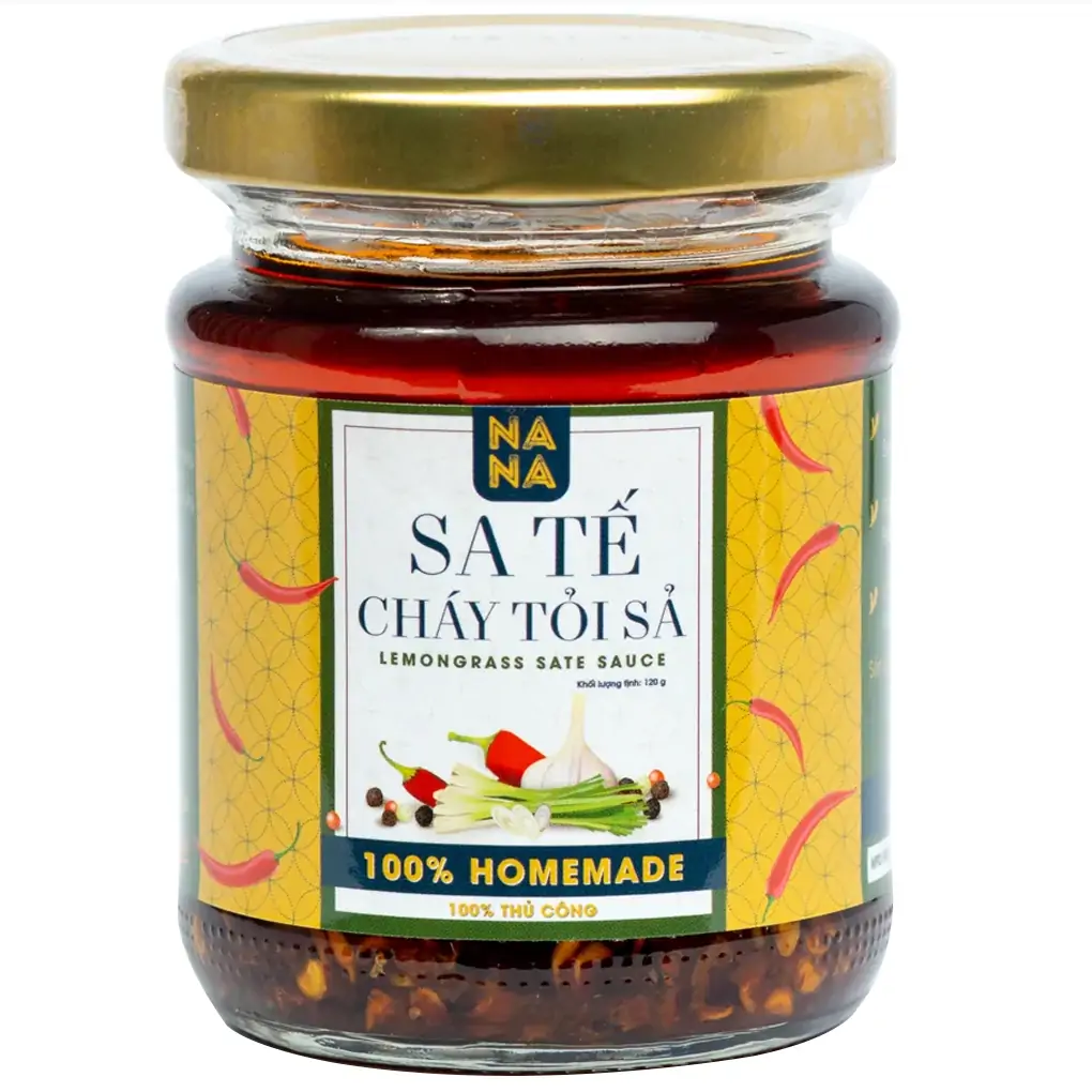 Bộ 2 Hủ Sa Tế Cháy Tỏi, Sả NANA 240 gam