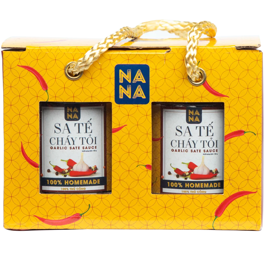 Bộ 2 Hủ Sa Tế Cháy Tỏi, Sả NANA 240 gam 2