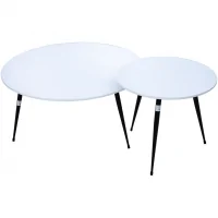 Bộ Bàn Coffee 291 Trắng