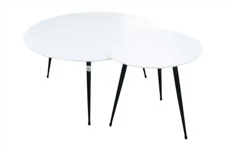 Bộ Bàn Coffee 291 Trắng 1