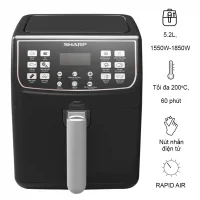 Nồi chiên không dầu Sharp KF-AF55EV-BK