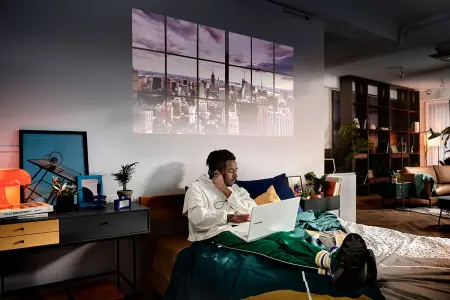 Máy chiếu Samsung Smart TV 100 inch bỏ túi The Freestyle - SP-LSP3BLAXXV 14