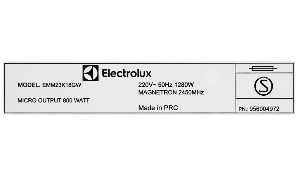Lò vi sóng Electrolux EMM23K18GW 23 lít 3