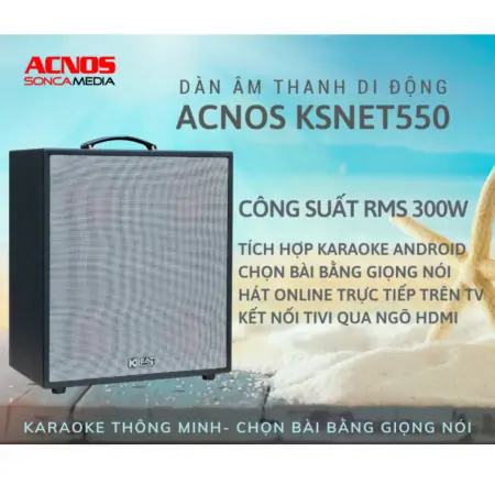 Dàn Âm Thanh Di Động ACNOS KSNET550 3