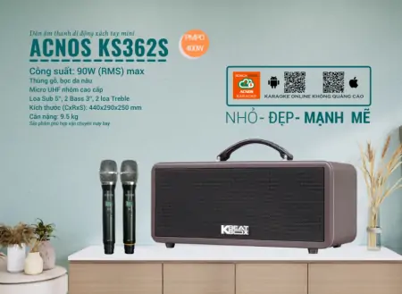 Dàn Âm Thanh Di Động ACNOS KS362S 0