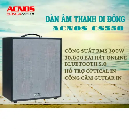 Dàn Âm Thanh Di Động ACNOS CS550 3