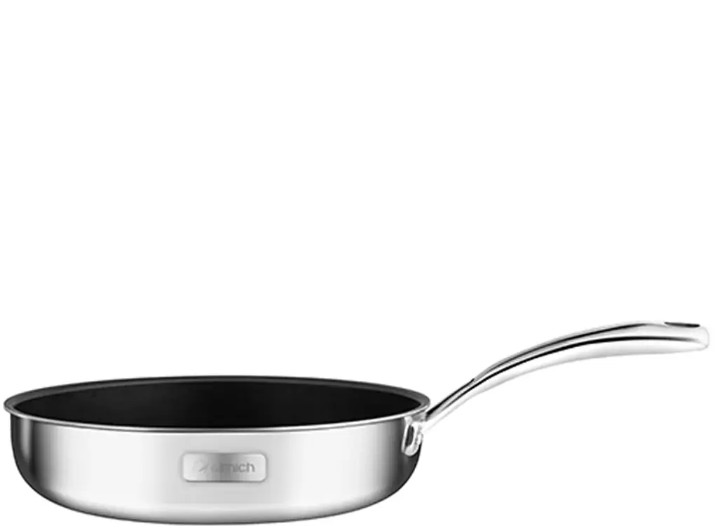 Chảo inox cao cấp 2 lớp đáy liền Elmich Trimax 28 cm