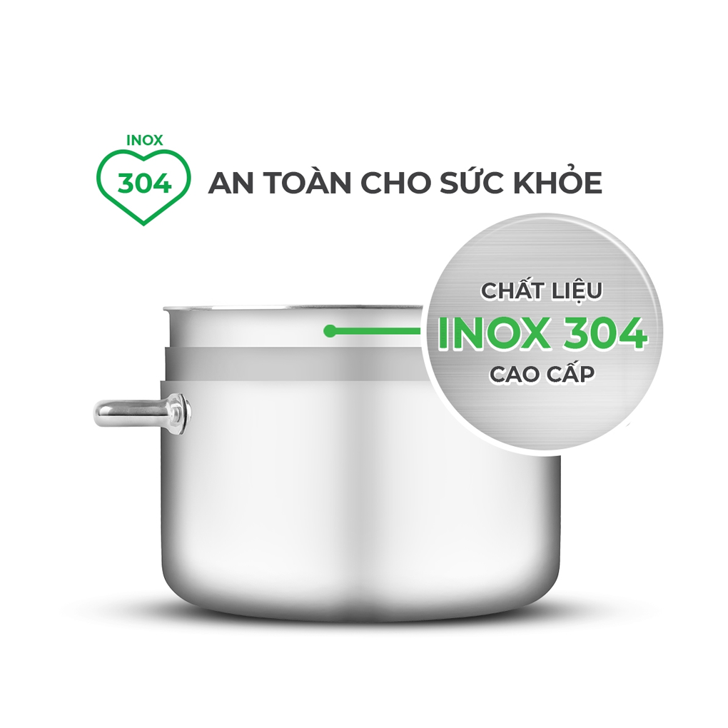 Nồi inox liền khối Elmich Trimax ECO EL-3992 18 cm 1