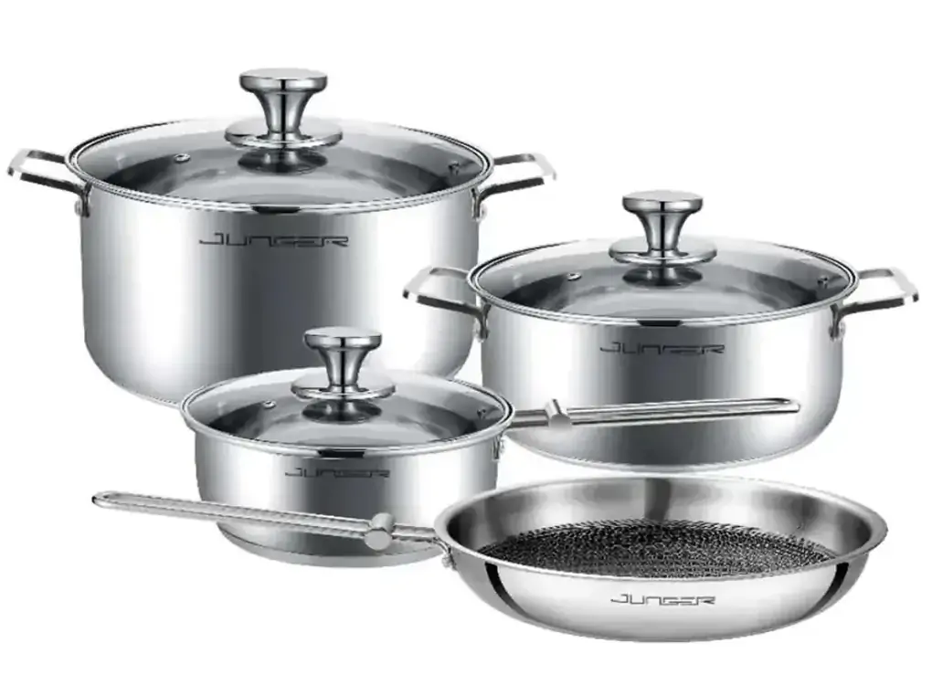 Bộ Nồi Inox 304 Cao Cấp 7 Món CWJ-070