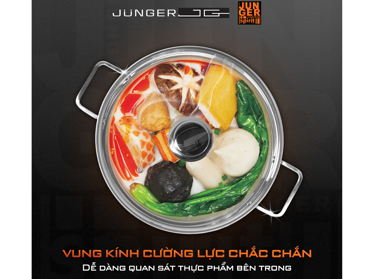 Bộ Nồi Inox 304 Cao Cấp 7 Món Junger CWJ-070 11