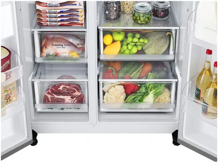 Tủ Lạnh LG Inverter 649 Lít GR-B257JDS 8