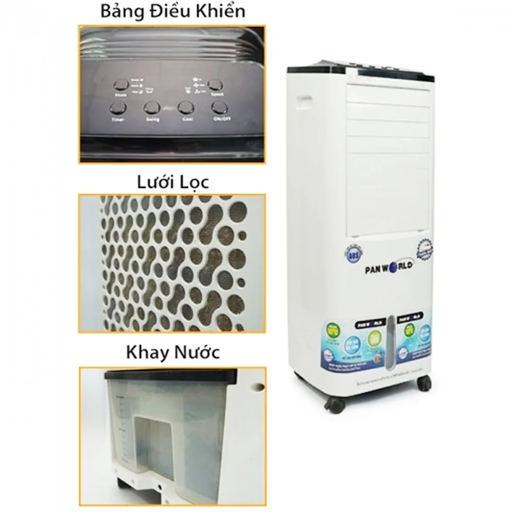 Máy Làm Mát Không Khí Bằng Bay Hơi PANWORLD PW-2580 2