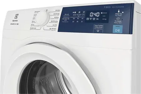Máy Sấy Thông Hơi Electrolux 7.5 Kg EDV754H3WB 2