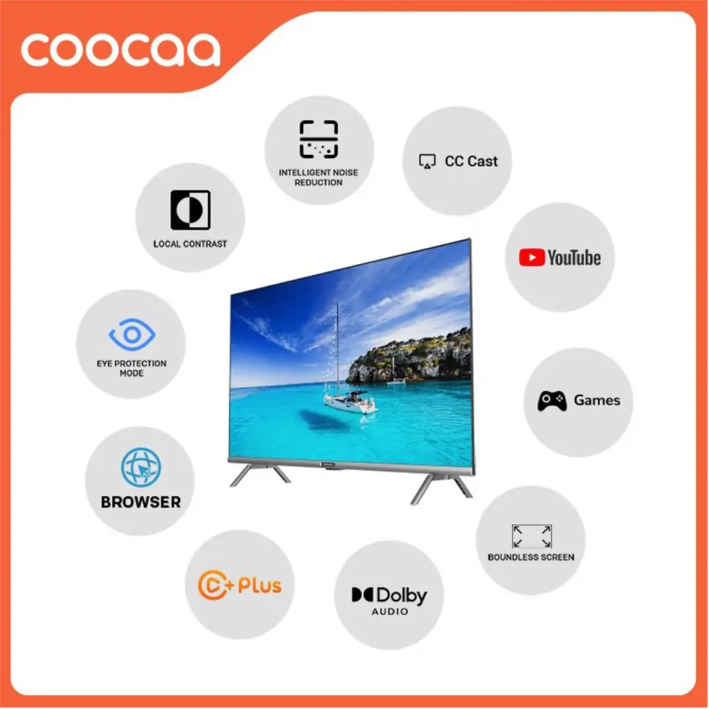 Smart Tivi 55 Inch COOCAA 55S6G Pro-Silver 1