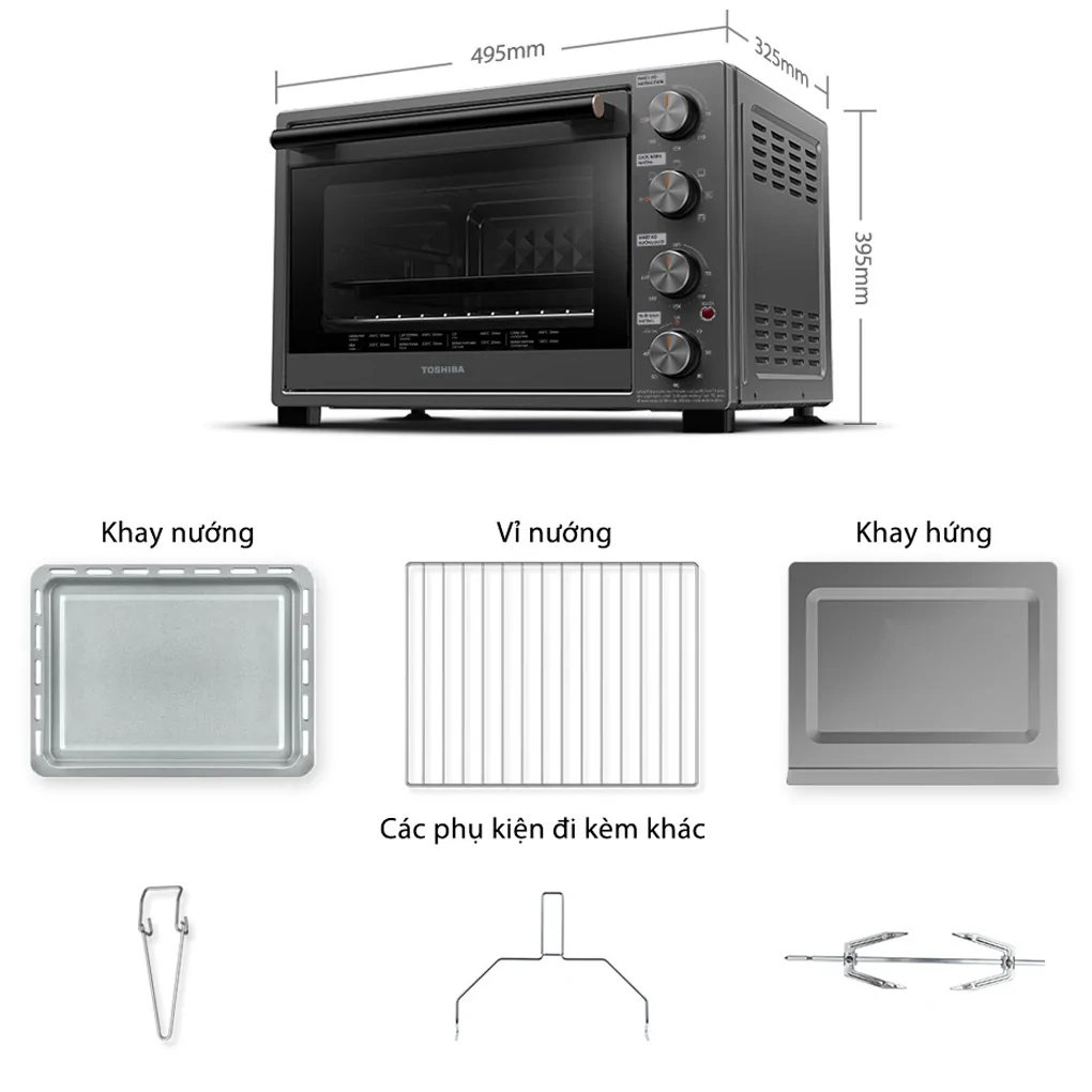 Lò Nướng TOSHIBA TL-MC35Z 5