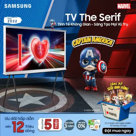 Smart Tivi Samsung 4K The Serif 50 Inch QA50LS01B 18