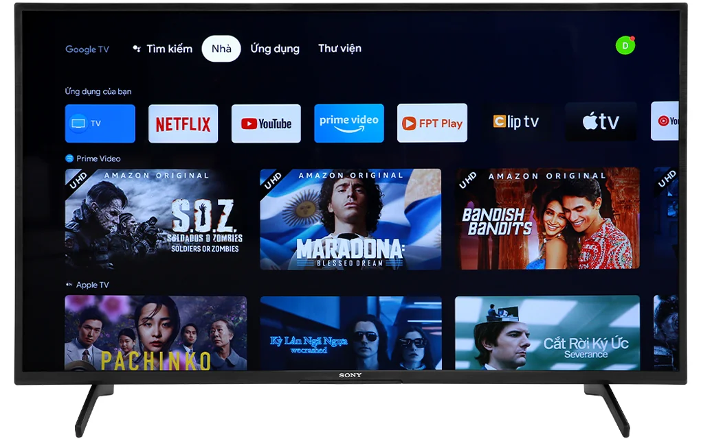 Google Tivi Sony 4K 75 Inch KD-75X80K