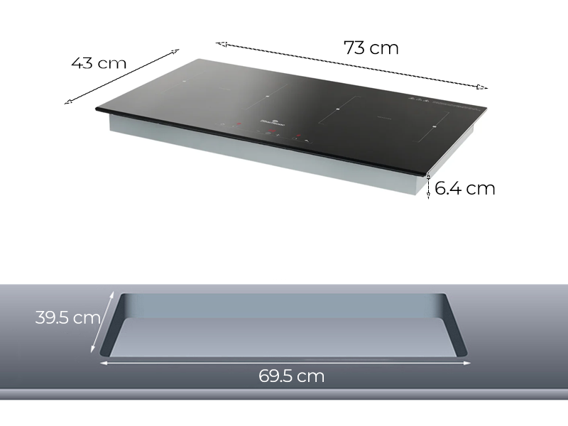 Bếp Từ Đôi BLUESTONE ICB-6821 3