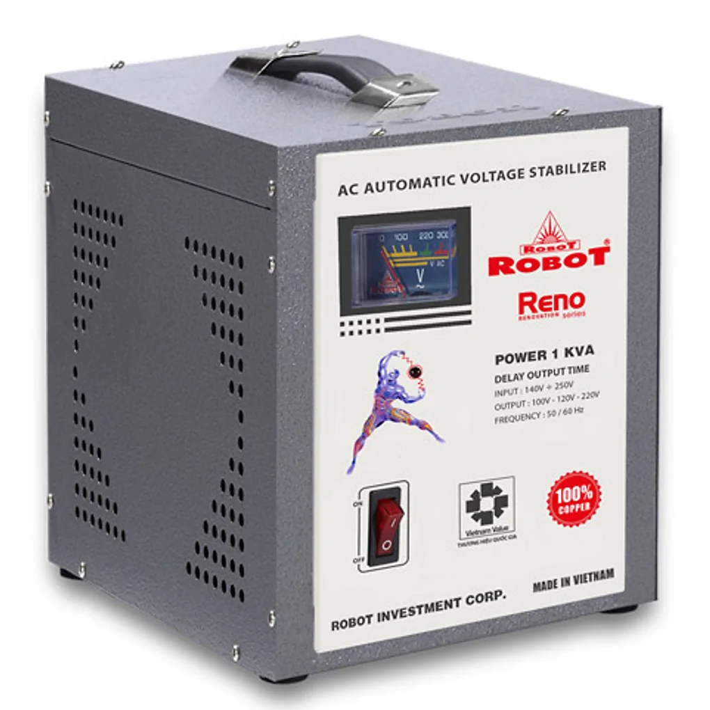 Ổn Áp Robot 1KVA (140V-250V) RENO 818