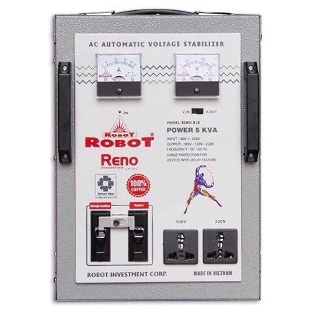 Ổn Áp Robot 5KVA (90V-250V) RENO 818
