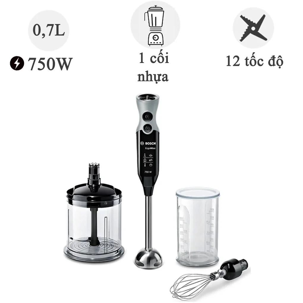 Máy Xay Thực Phẩm Cầm Tay BOSCH MSM67160