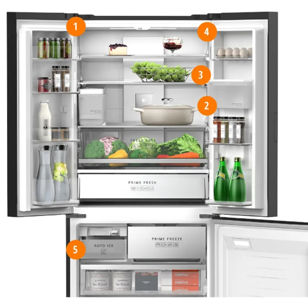 Tủ Lạnh Panasonic Inverter 495 Lít NR-CW530XHHV 3