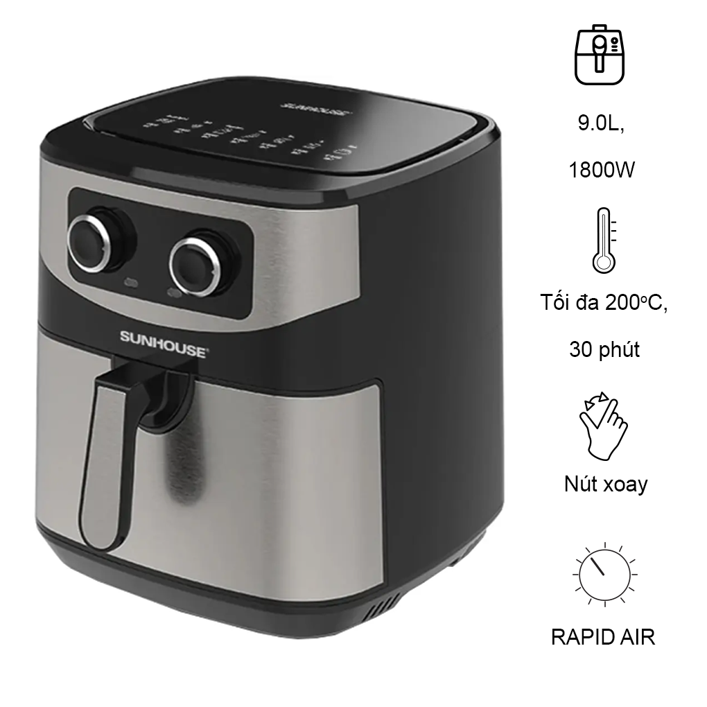 Nồi Chiên Không Dầu SHD4035 9 Lít