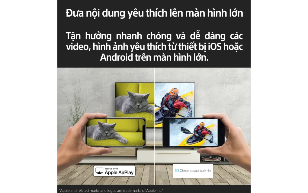 Google Tivi OLED Sony 4K 55 Inch XR-55A80K 9