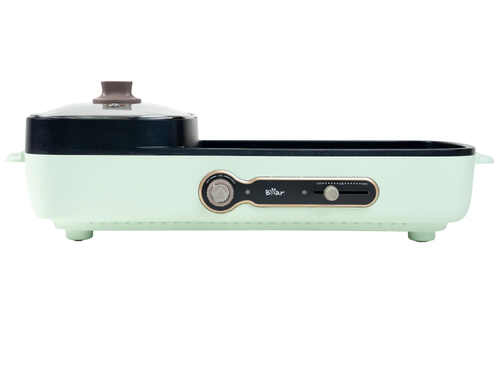 Chảo Điện Nấu Lẩu Và Nướng Bear DKL-C15G1 - Hàng Quốc Tế - Bản Tiếng Anh 0