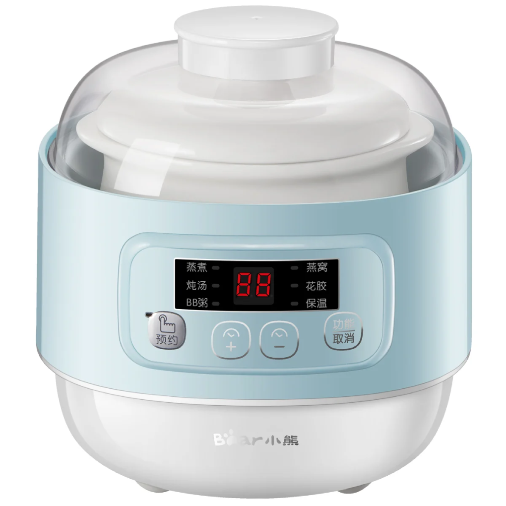 Nồi Nấu Chậm Bear 0.8 Lít DDZ-A08G2 - Hàng Quốc Tế - Bản Tiếng Anh 0