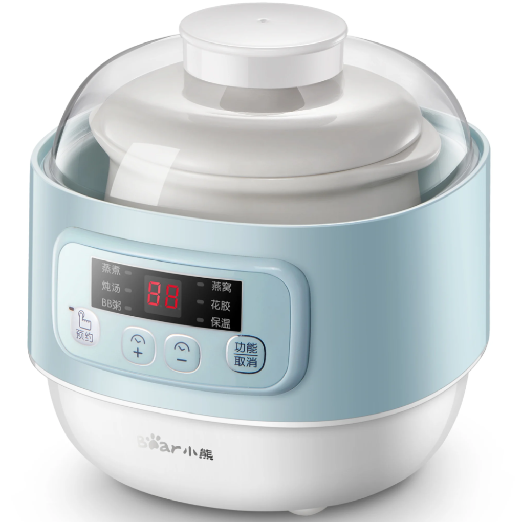 Nồi Nấu Chậm Bear 0.8 Lít DDZ-A08G2 - Hàng Quốc Tế - Bản Tiếng Anh 1